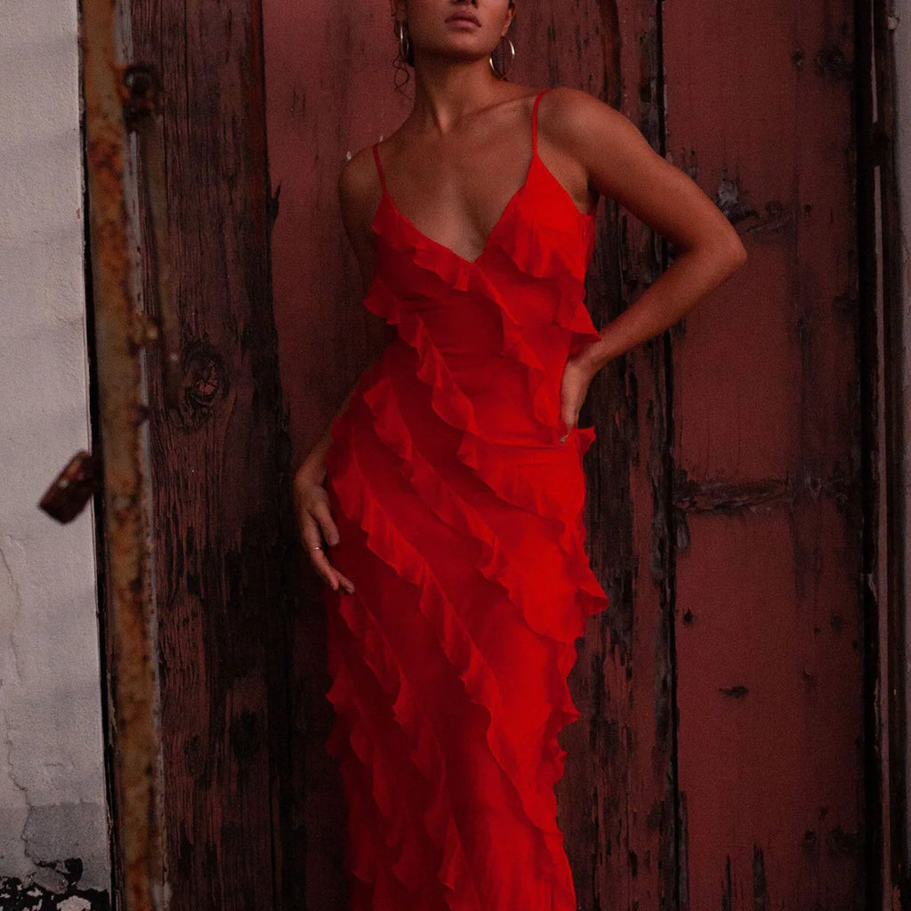 Elegante vestido Maxi