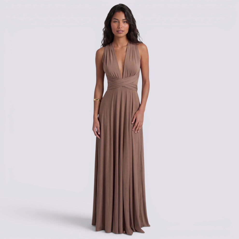 VESTIDO MAXI LARGO FIESTA MUJER