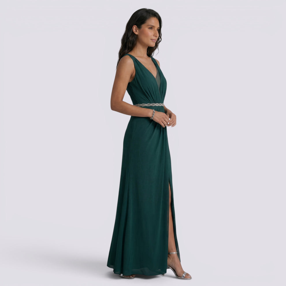 VESTIDO LARGO FIESTA ELEGANTE MUJER
