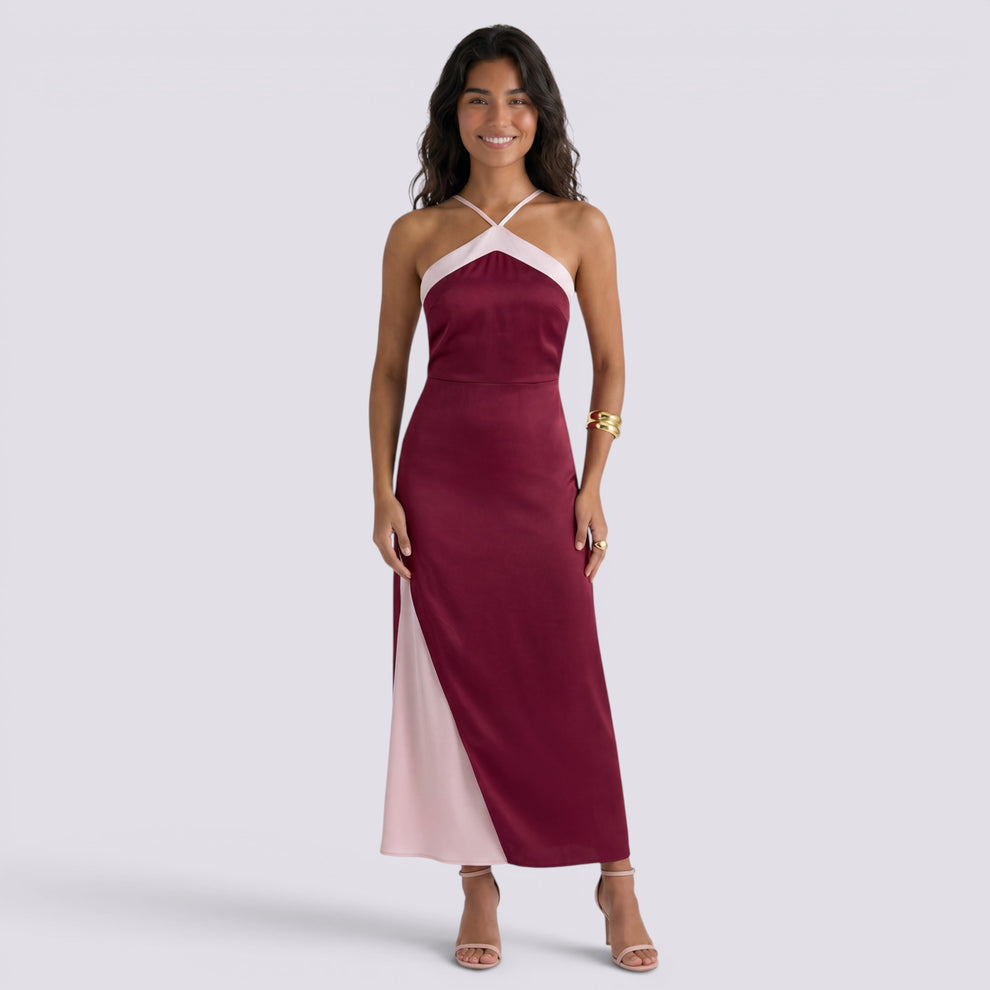 VESTIDO LARGO MUJER ESTAMPADO