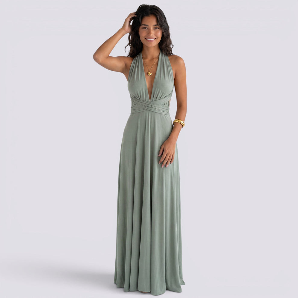 VESTIDO MAXI LARGO FIESTA MUJER