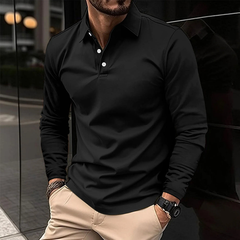 Camisa polo clásica hombre, sofisticada y confortable