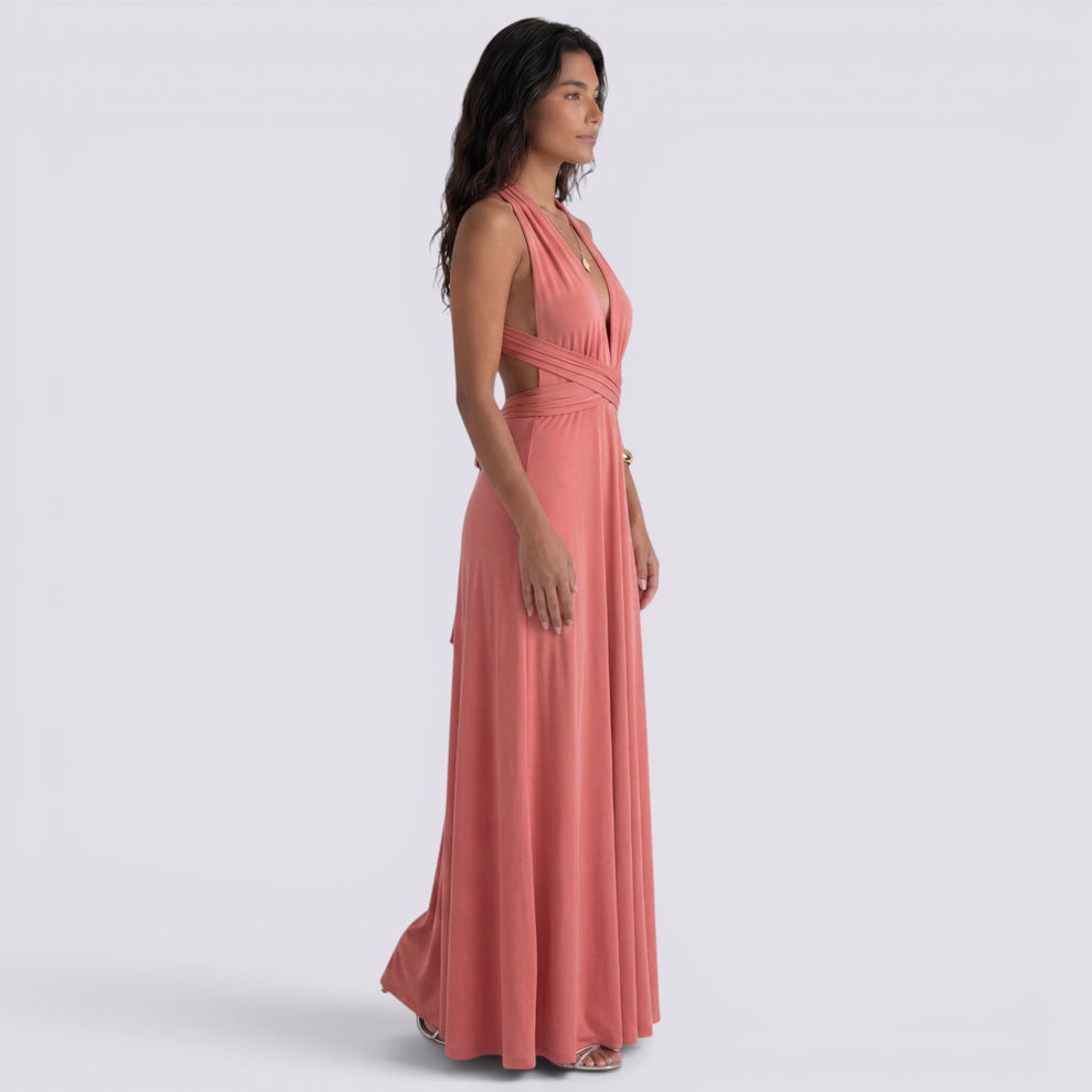 VESTIDO MAXI LARGO FIESTA MUJER