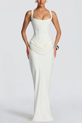 Leonor ❘ Vestido maxi con escote cuadrado