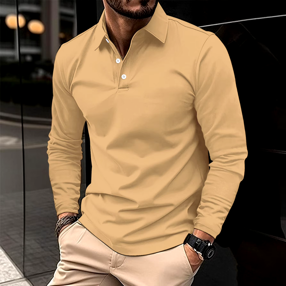 Camisa polo clásica hombre, sofisticada y confortable