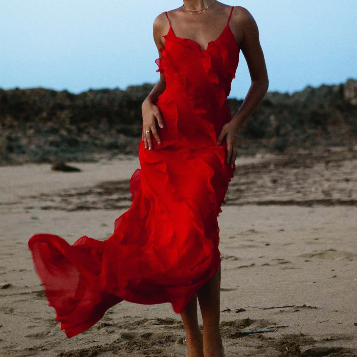 Elegante vestido Maxi