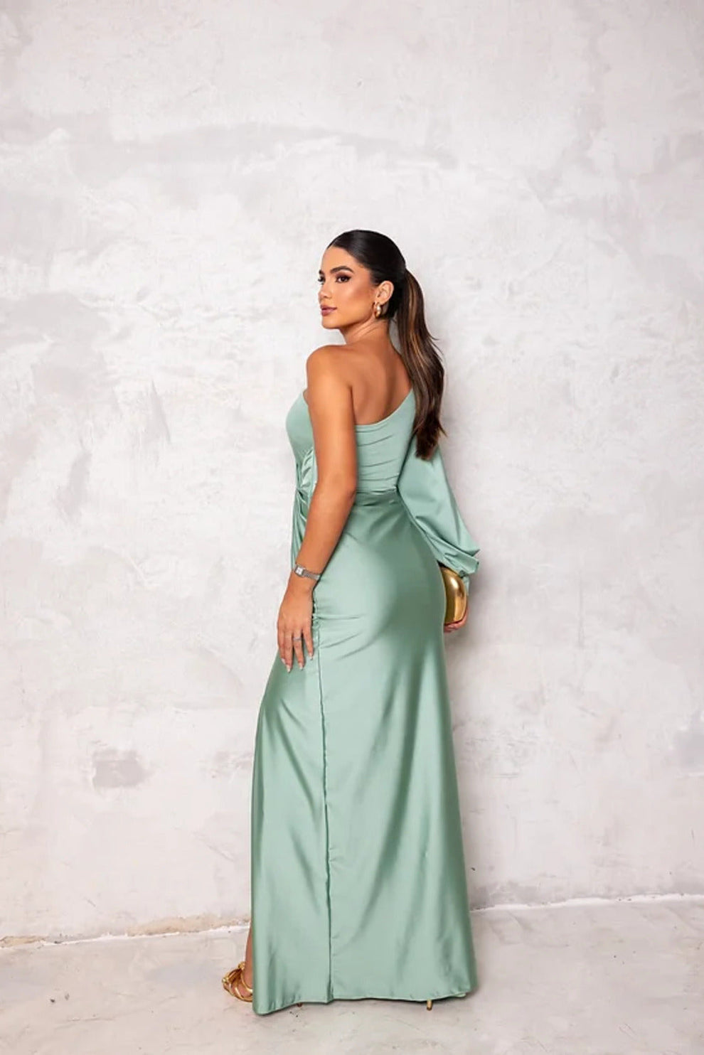 Vestido de silueta elegante para mujer, ligero y sofisticado para fiesta