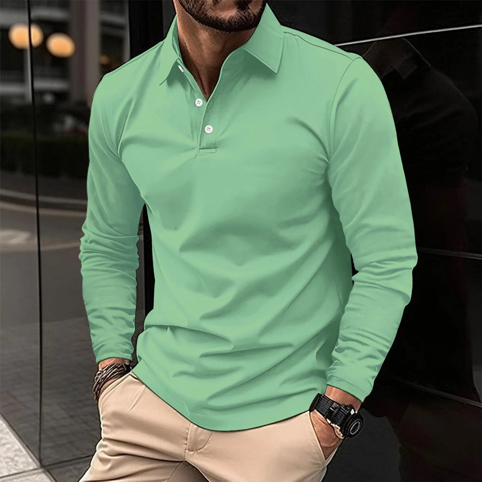 Camisa polo clásica hombre, sofisticada y confortable