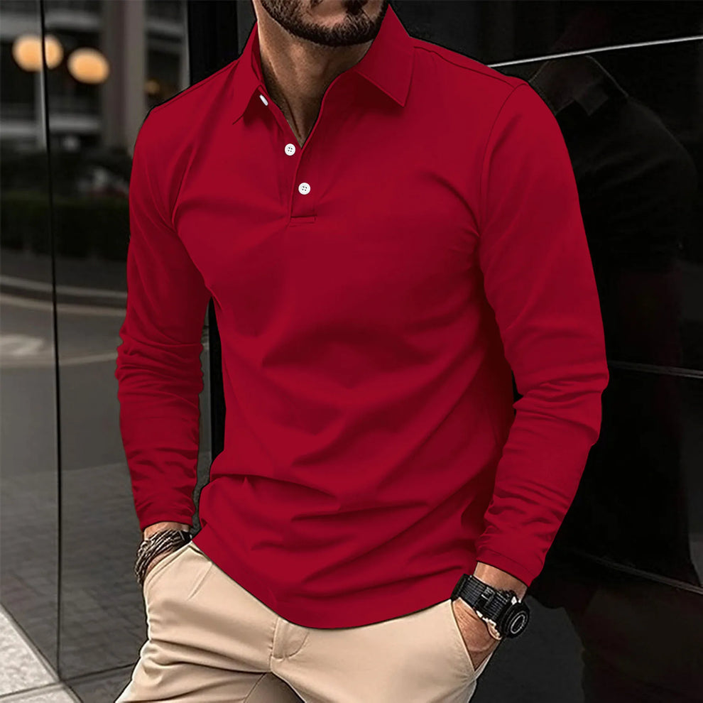 Camisa polo clásica hombre, sofisticada y confortable