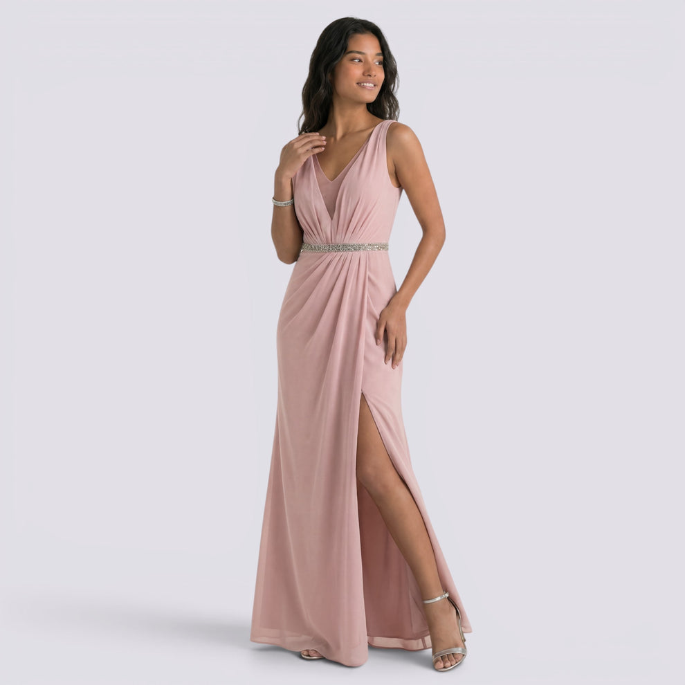 VESTIDO LARGO FIESTA ELEGANTE MUJER