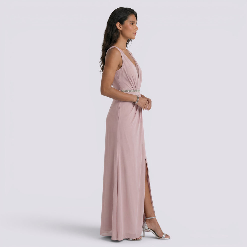 VESTIDO LARGO FIESTA ELEGANTE MUJER