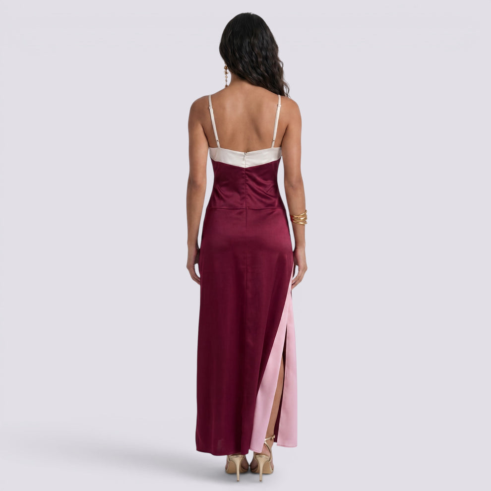 VESTIDO LARGO MUJER ESTAMPADO