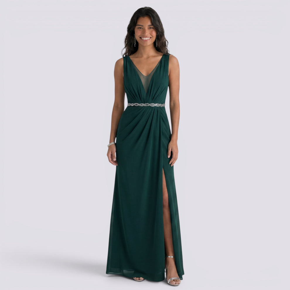 VESTIDO LARGO FIESTA ELEGANTE MUJER