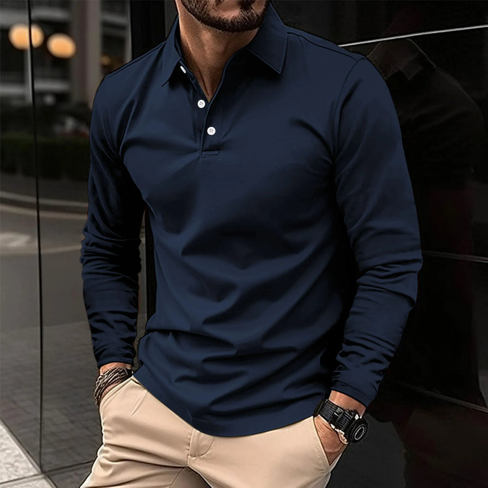 Camisa polo clásica hombre, sofisticada y confortable