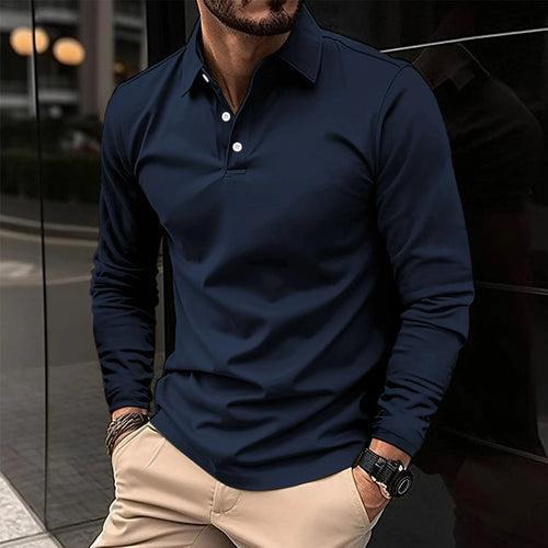 Camisa polo clásica hombre, sofisticada y confortable