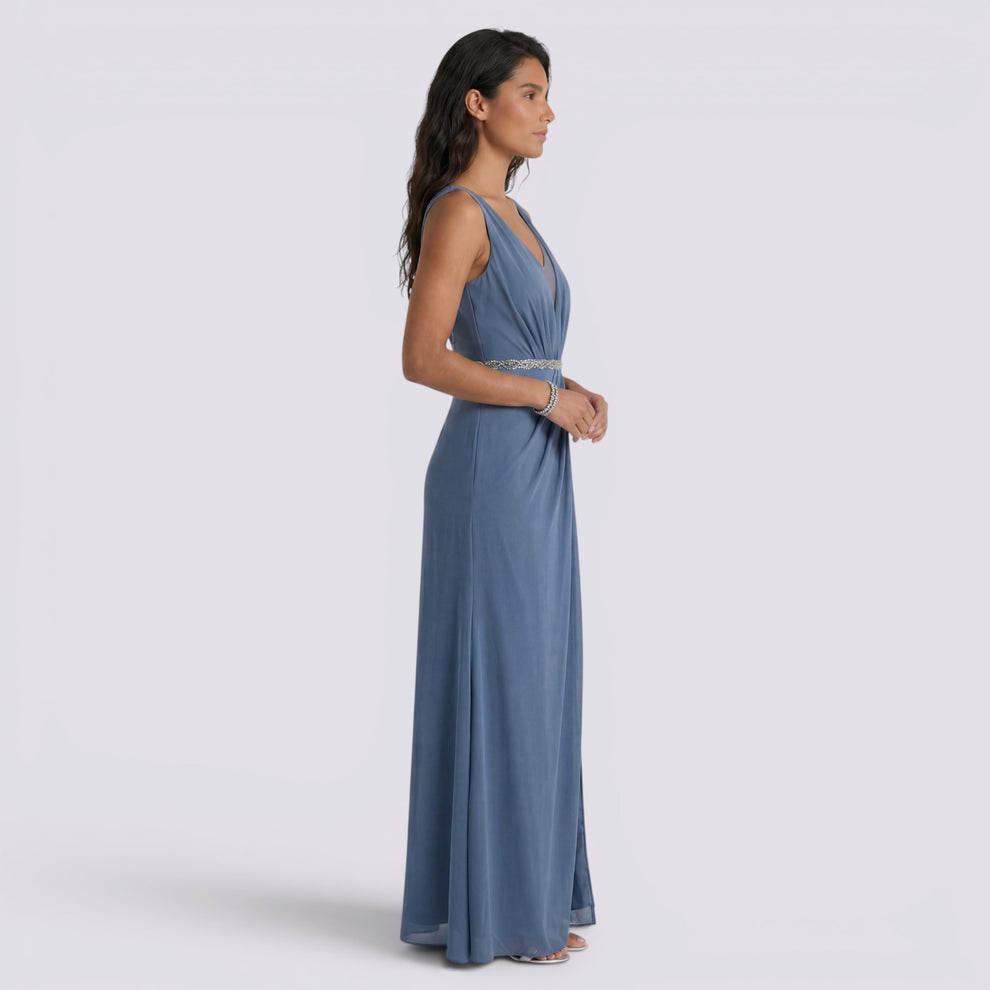 VESTIDO LARGO FIESTA ELEGANTE MUJER