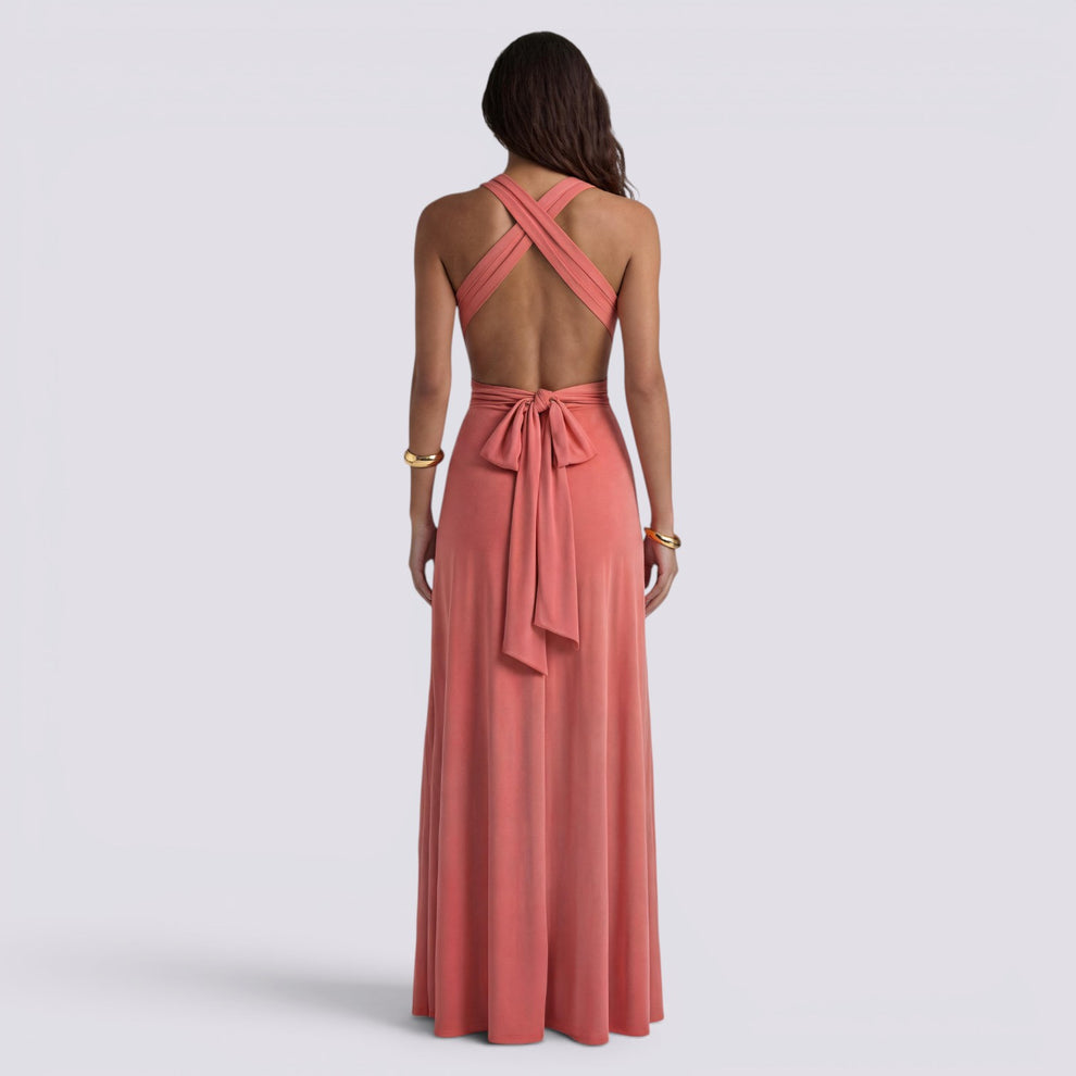 VESTIDO MAXI LARGO FIESTA MUJER
