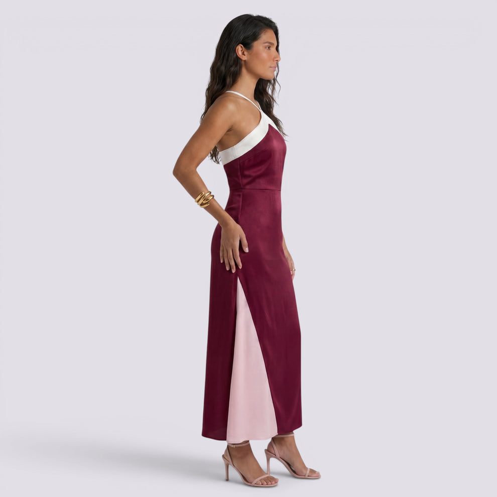 VESTIDO LARGO MUJER ESTAMPADO