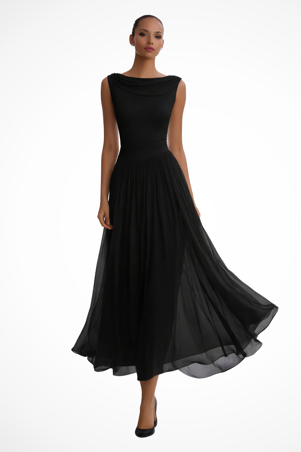 Noa | Vestido midi plisado cómodo y elegante