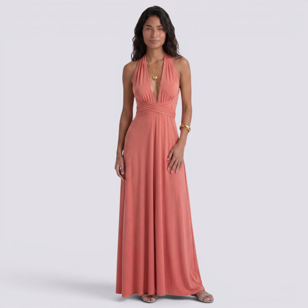 VESTIDO MAXI LARGO FIESTA MUJER