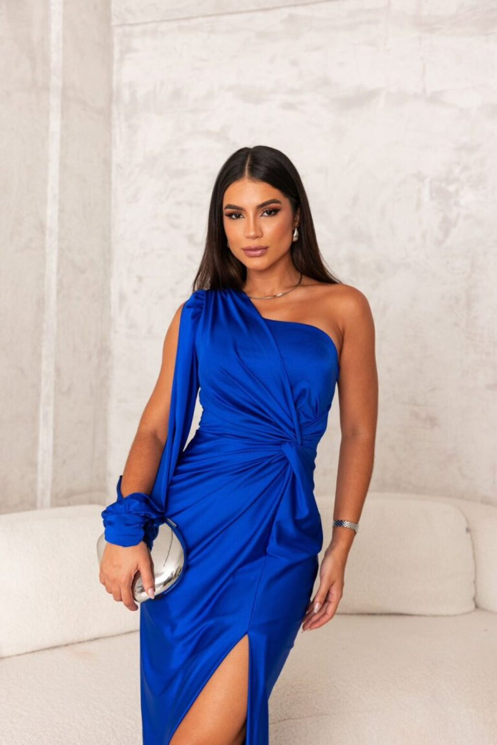 Vestido de silueta elegante para mujer, ligero y sofisticado para fiesta