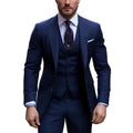 Traje de hombre de tres piezas con chaqueta, chaleco y pantalón