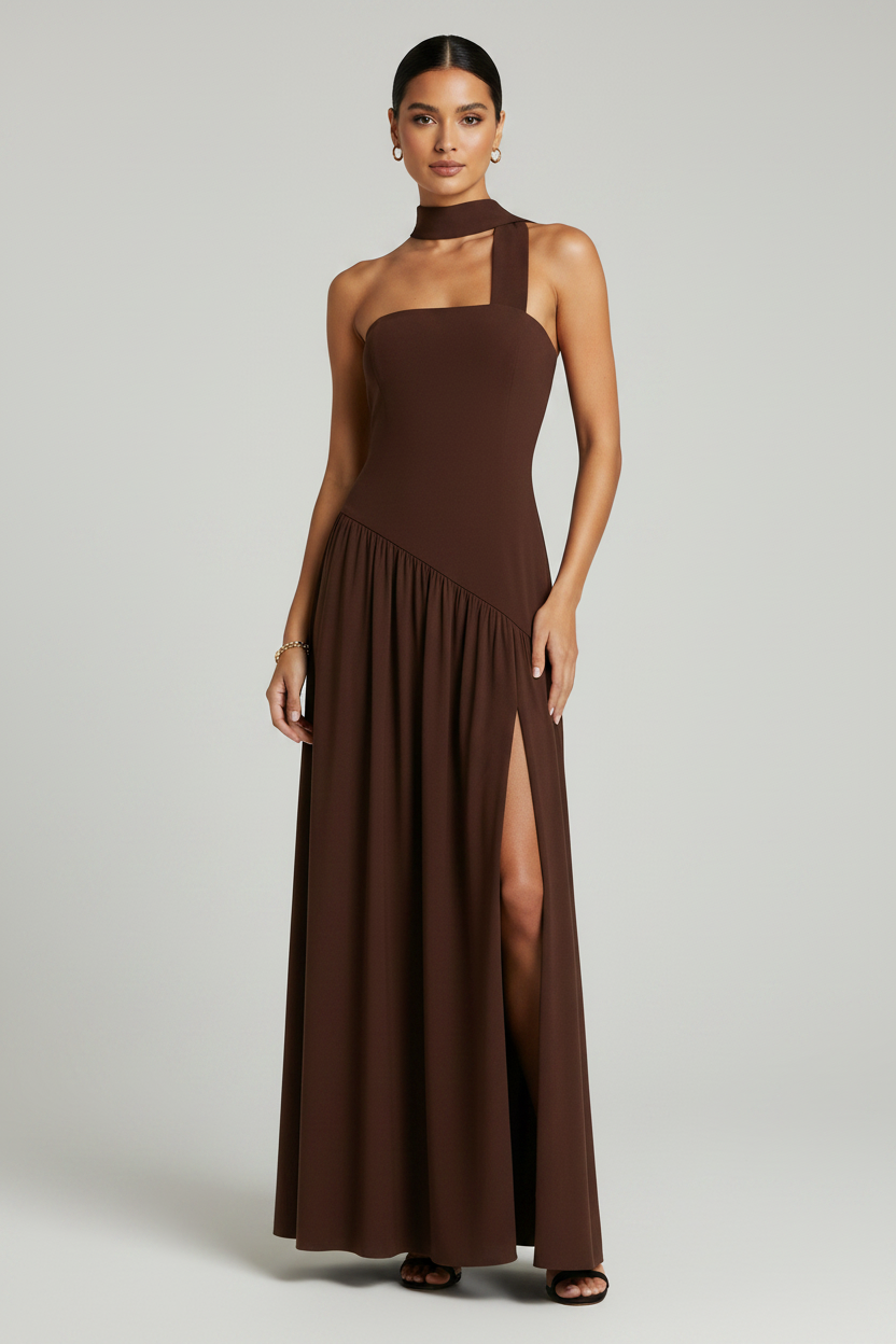 CYNTHIA | VESTIDO MAXI SIN TIRANTES PARA MUJER