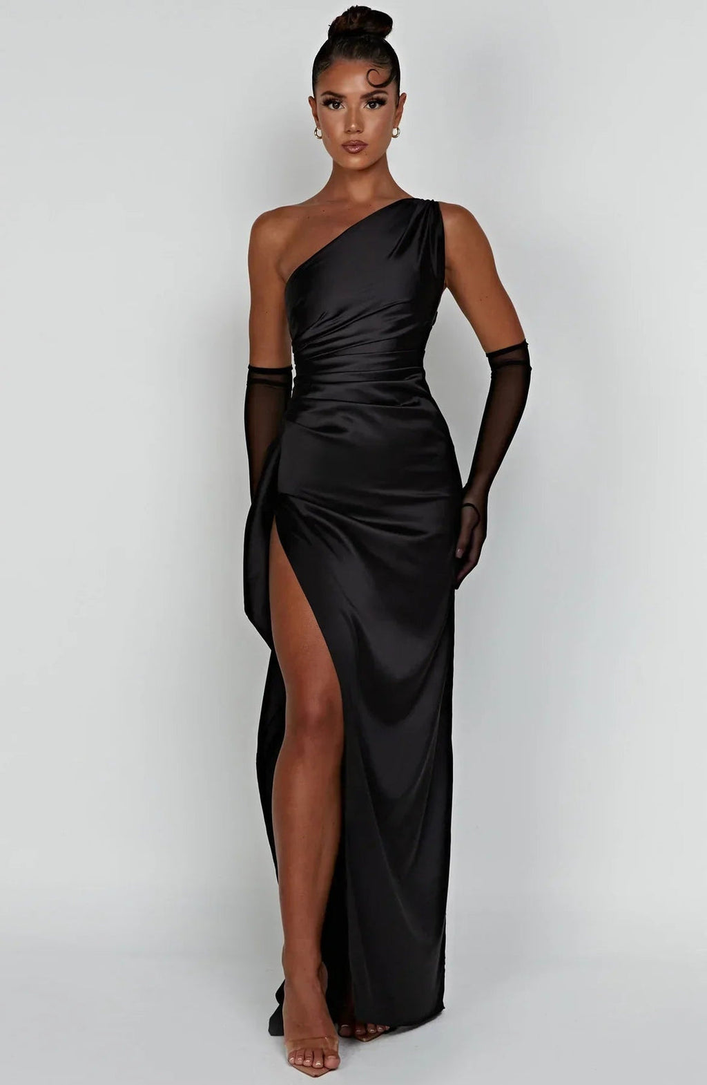 Muriëlle | Hermoso vestido de noche asimétrico con elegante abertura