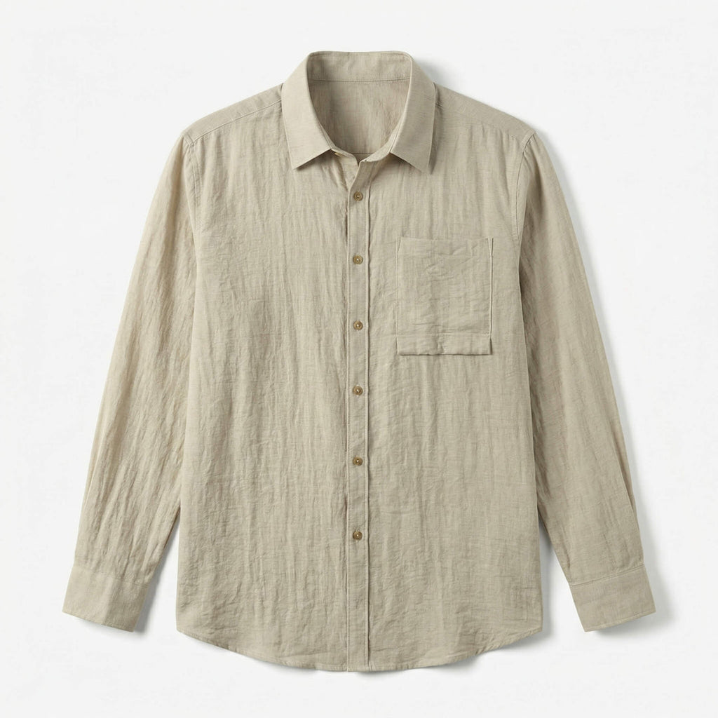 Luca| Camisa de lino ligera y con estilo para hombre
