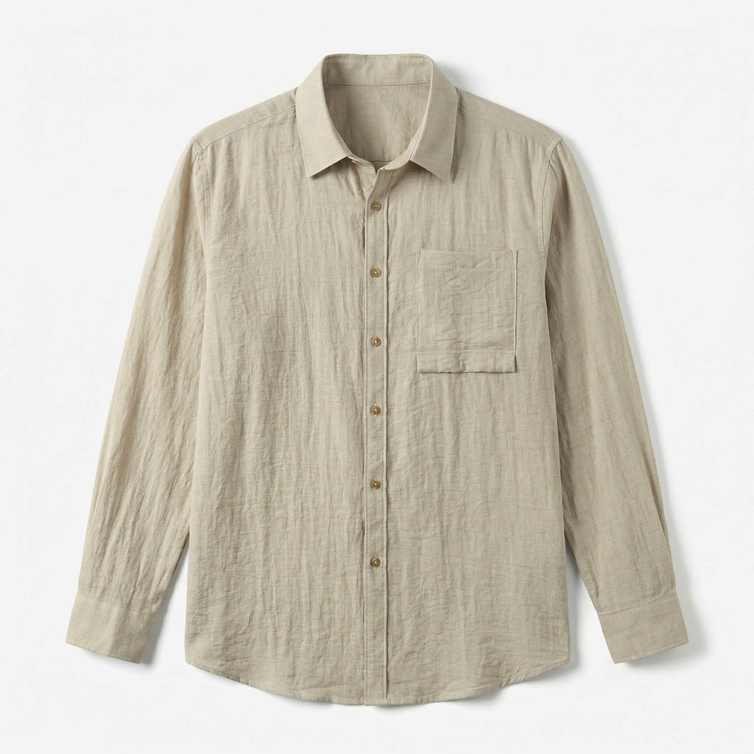 Luca| Camisa de lino ligera y con estilo para hombre