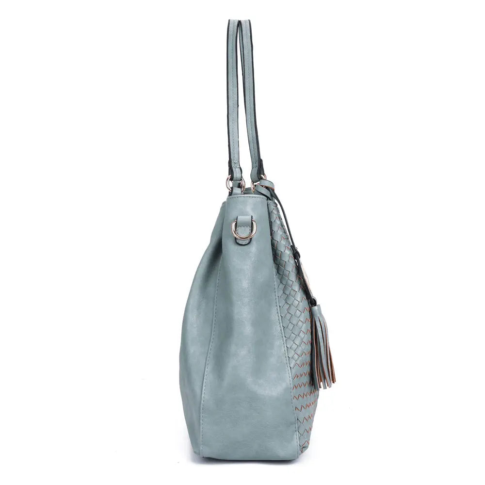 Bolsa de Compras Tejida de PU BellaViva