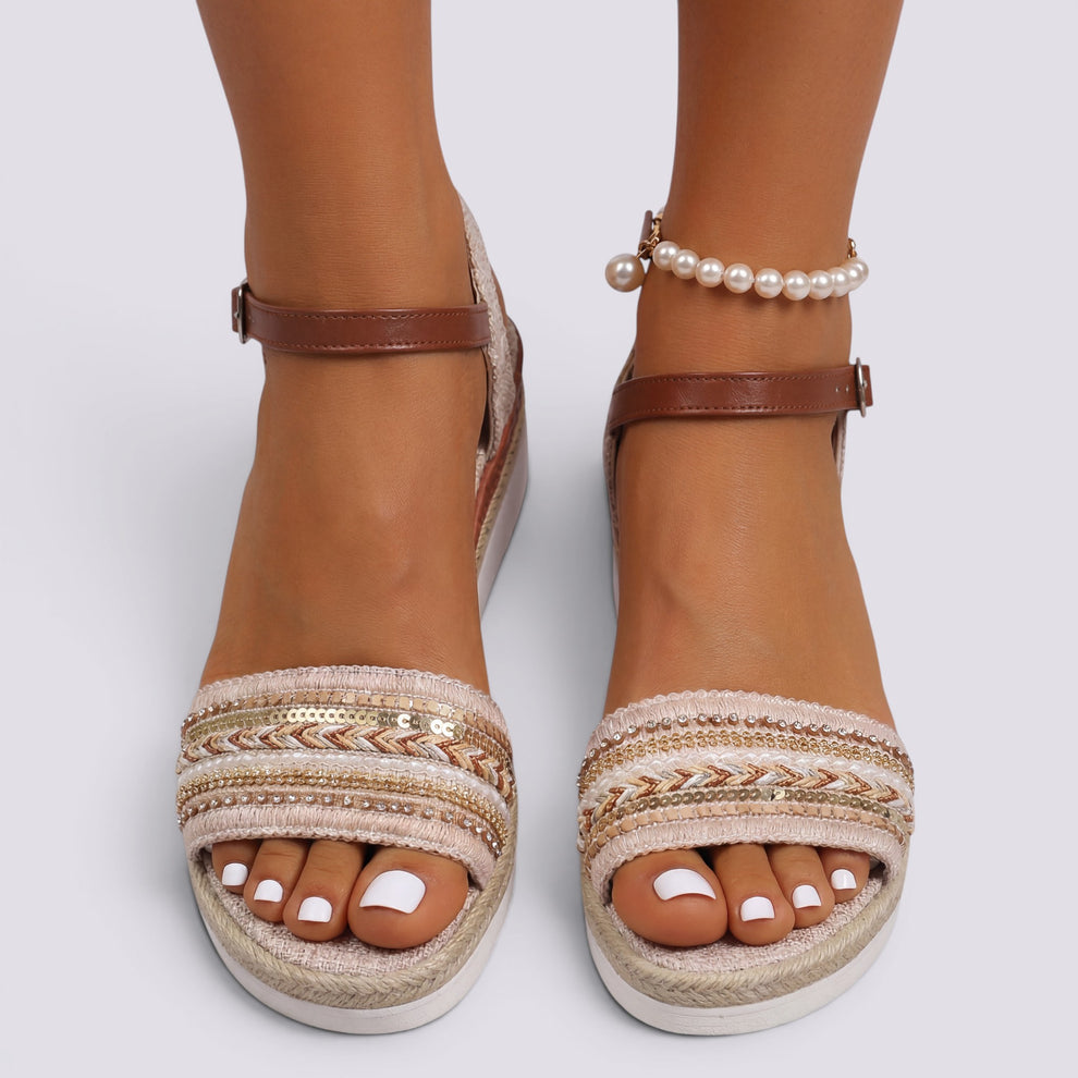 SANDALIAS CUÑA MUJER VERANO